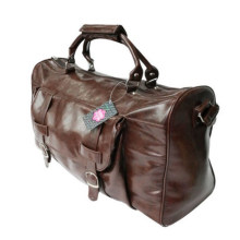 Mens Waterproof PU Leather Travel Bag